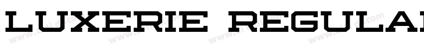 Luxerie Regular字体转换